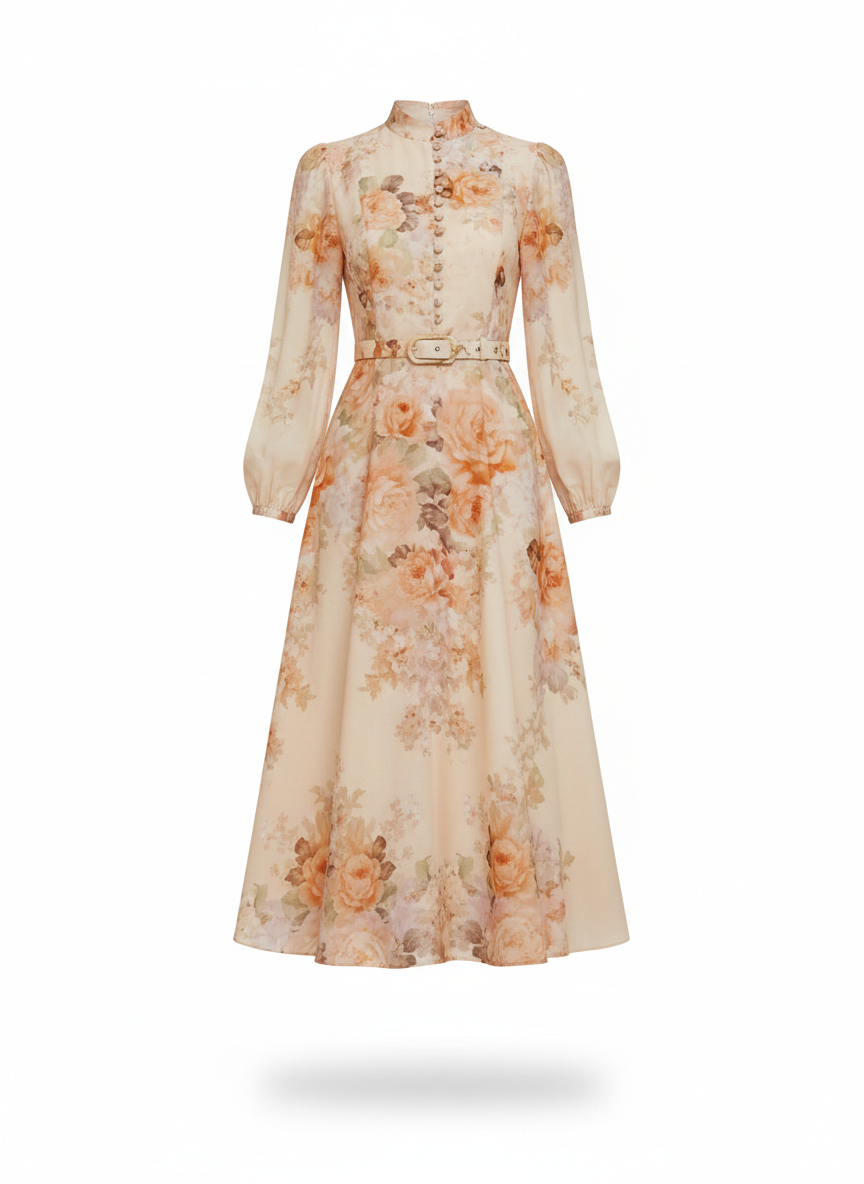 Creamy Natura Dress