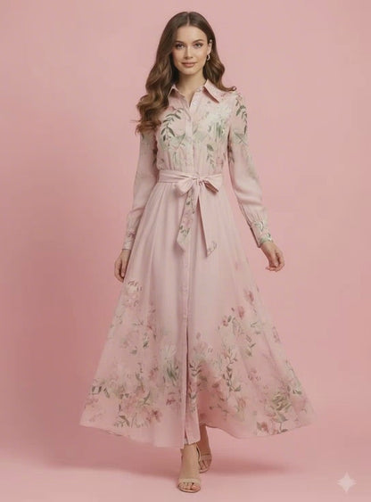 Botanical Floral Dress