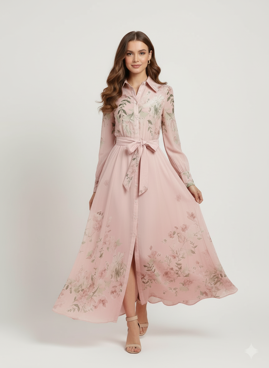 Botanical Floral Dress