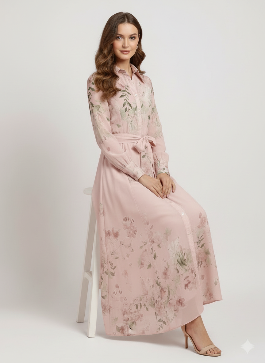 Botanical Floral Dress