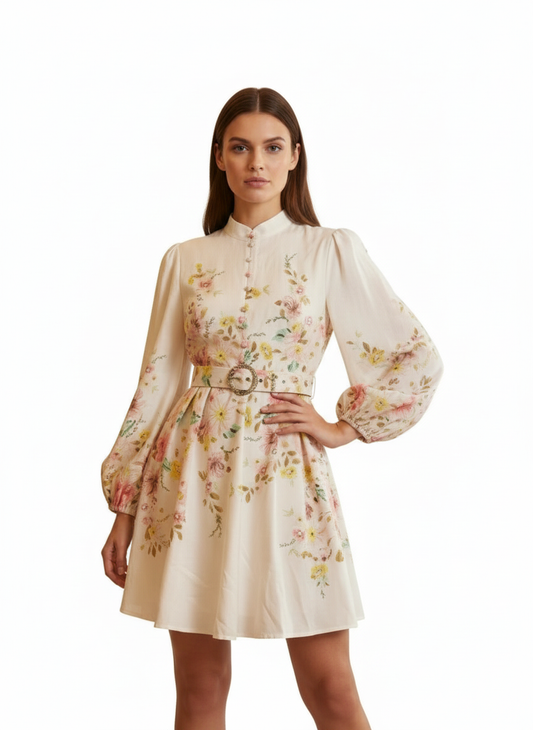Natura Floral Mini Dress
